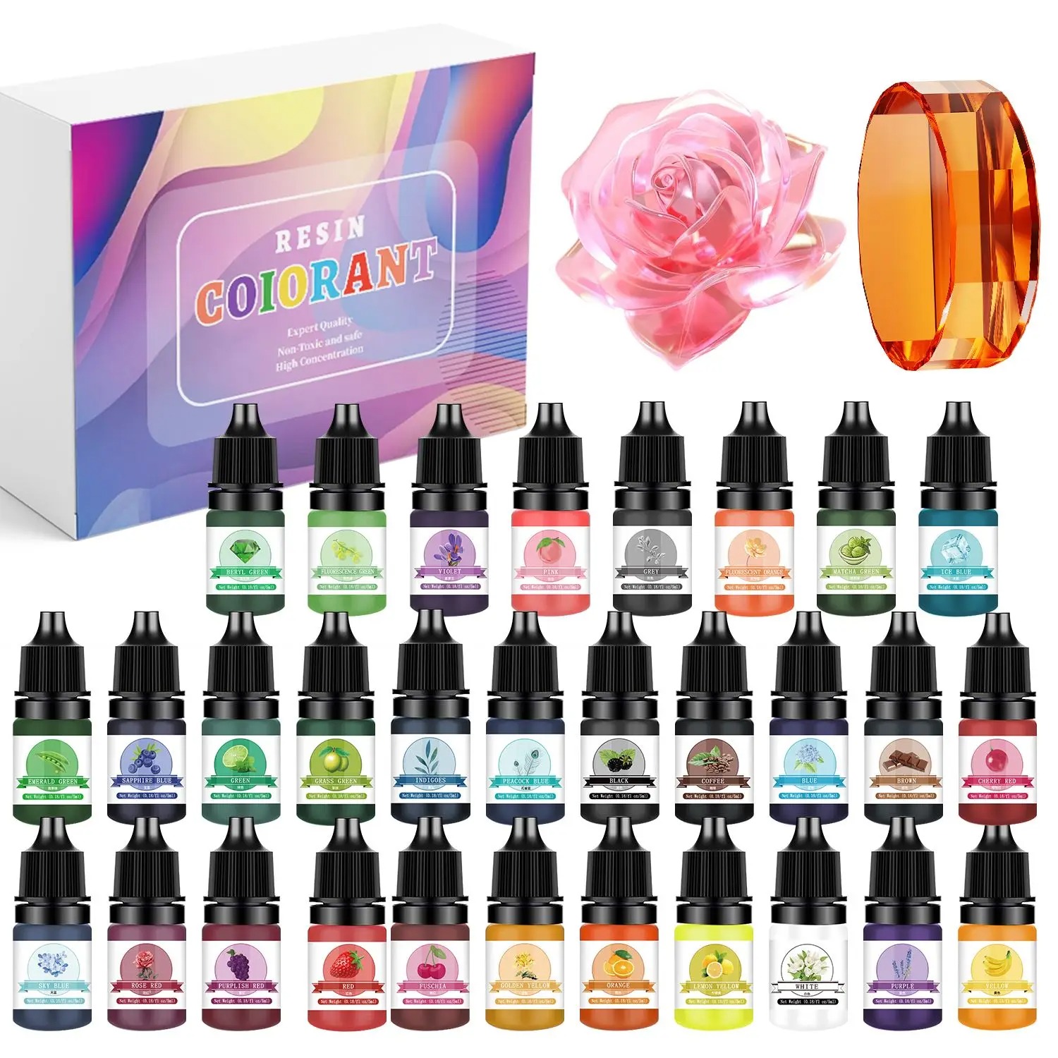 30Colors 5ml Epoxy Resin Pigme – Jewelry Making Degree recenzja i cena