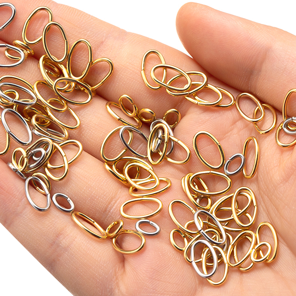 50pcs 3 Colors Stainless Steel – Jewelry Making Jump Rings recenzja i cena