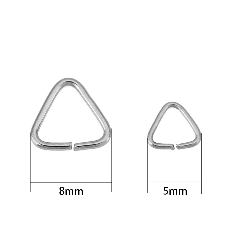50pcs 5mm 8mm Stainless Steel  – Jewelry Making Jump Rings recenzja i cena