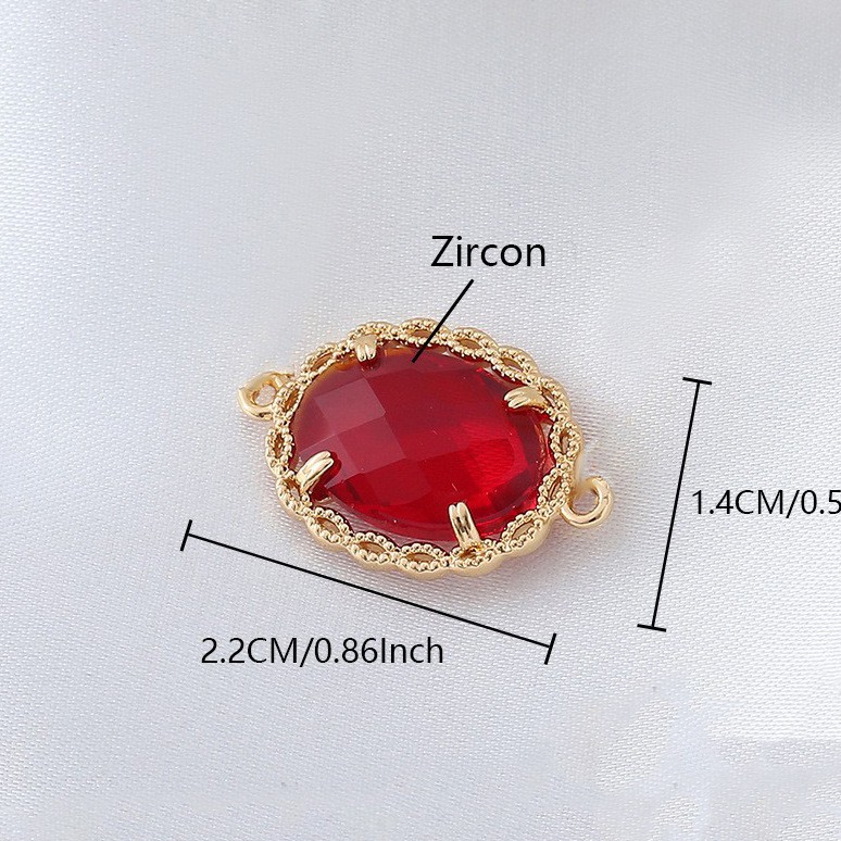 MHS.SUN 10pcs/Lot Oval Cubic Z – Jewelry Making For Birthday Party recenzja i cena