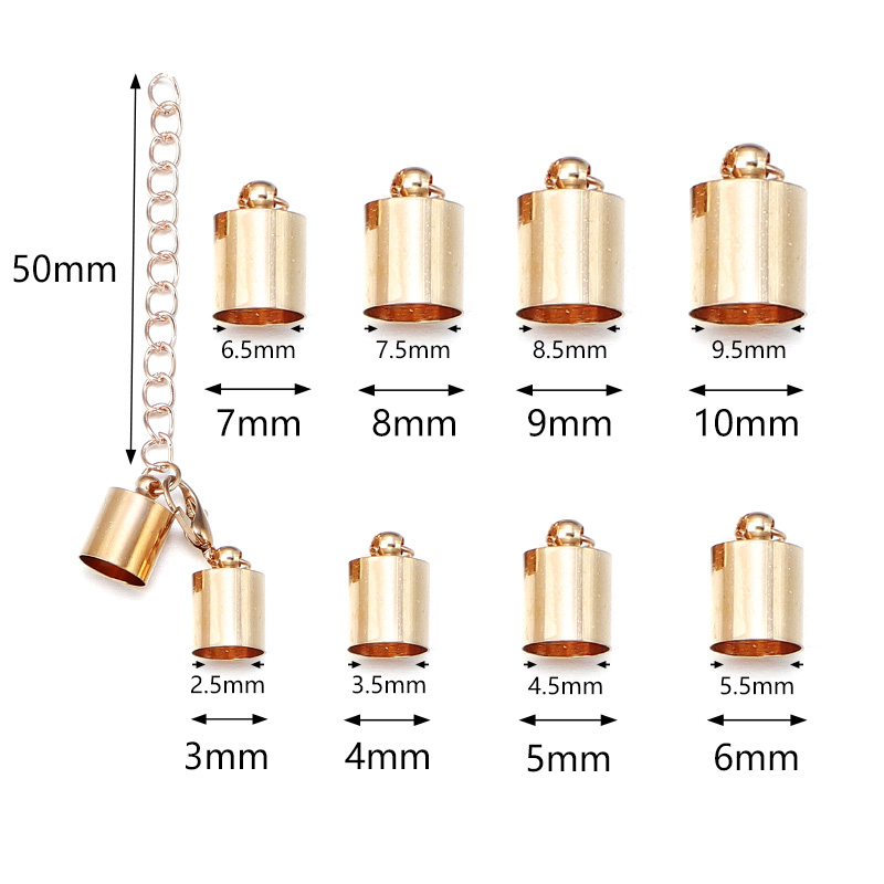 10Sets Leather Cord End Caps W – Jewelry Making Brass recenzja i cena