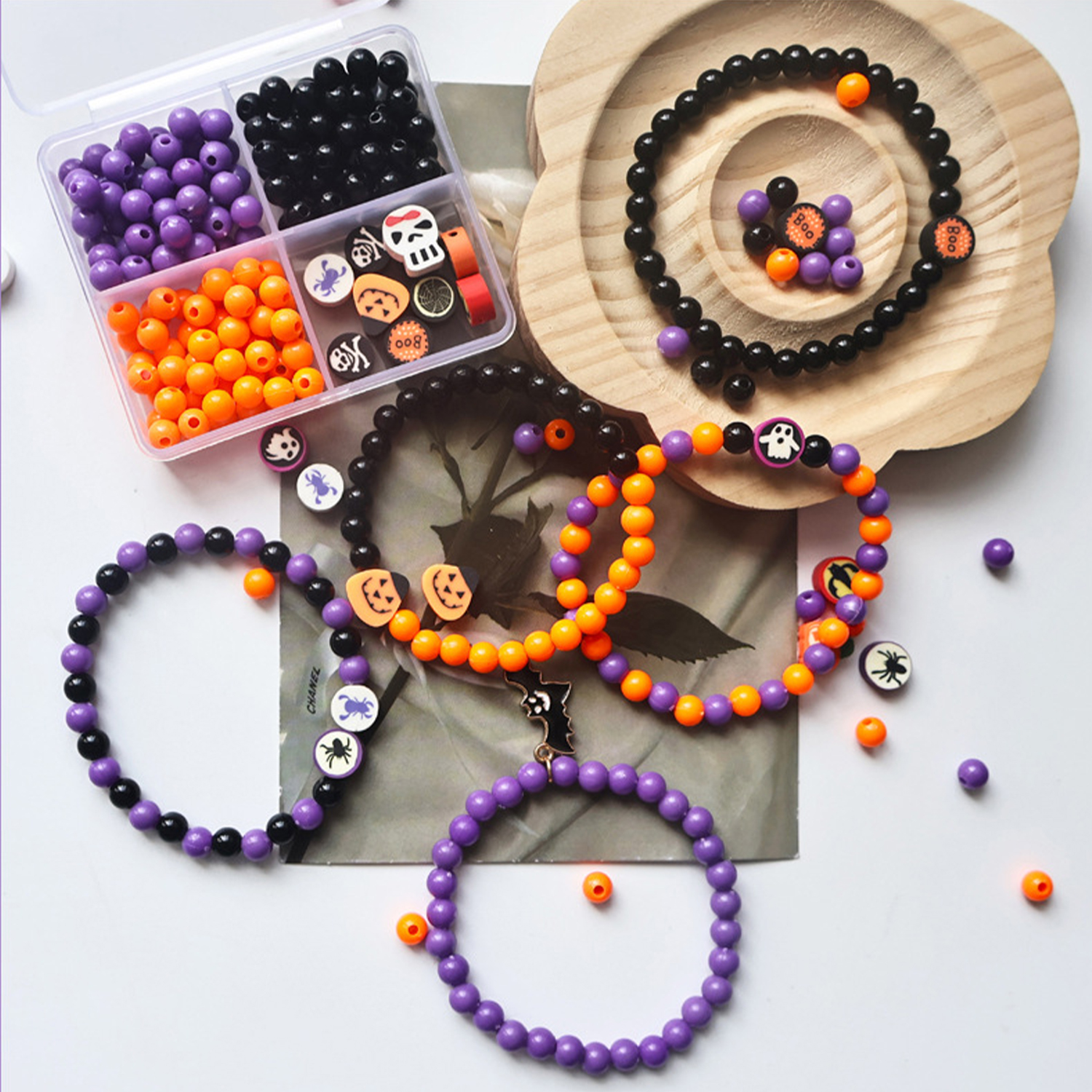 Halloween 4 grid beading set,  – Jewelry Making Resin recenzja i cena