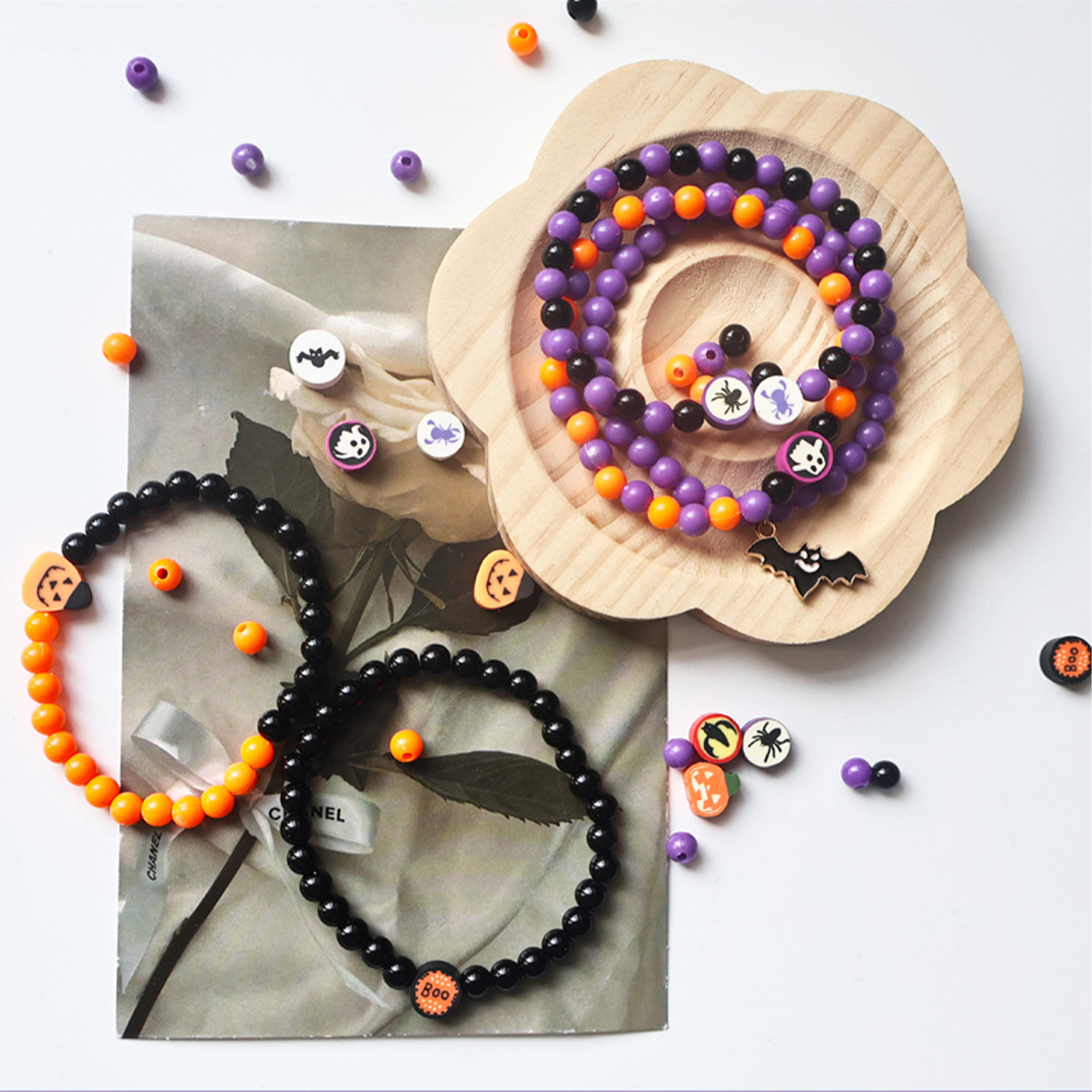 Halloween 4 grid beading set,  – Jewelry Making Resin recenzja i cena