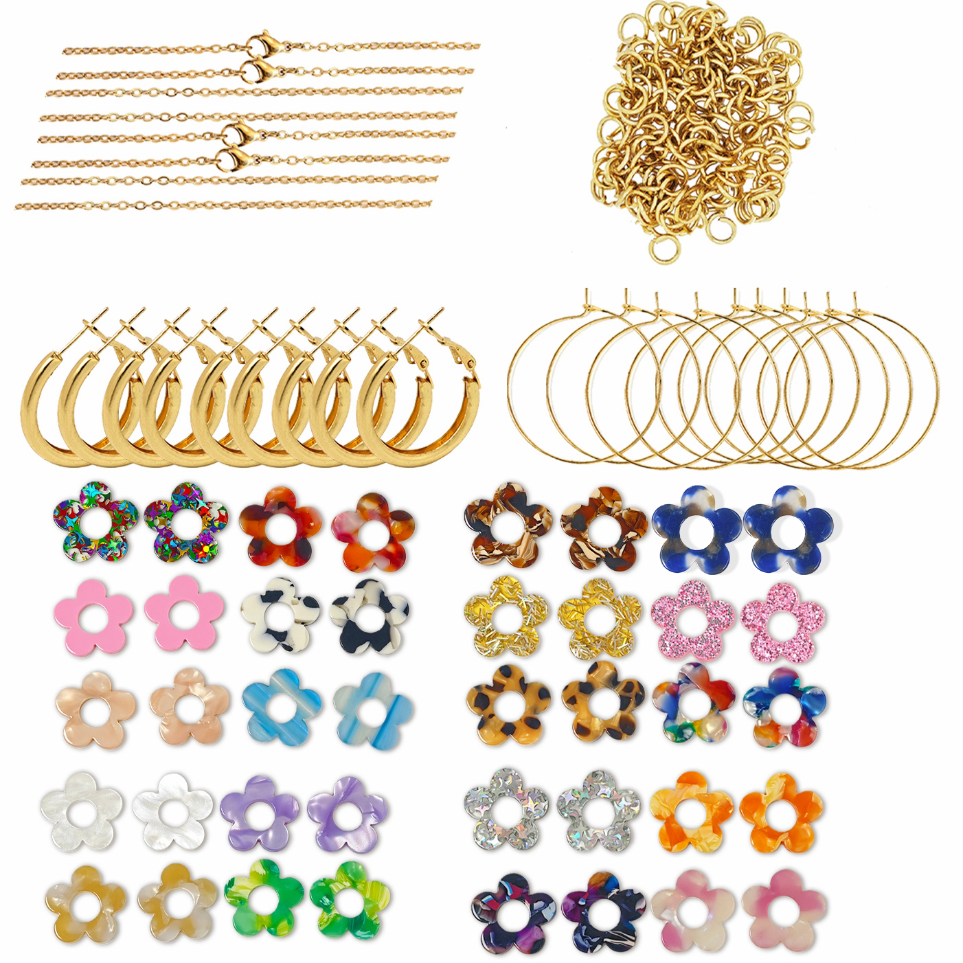 Cute Colorful Sequin Acrylic F – Jewelry Making Degree recenzja i cena