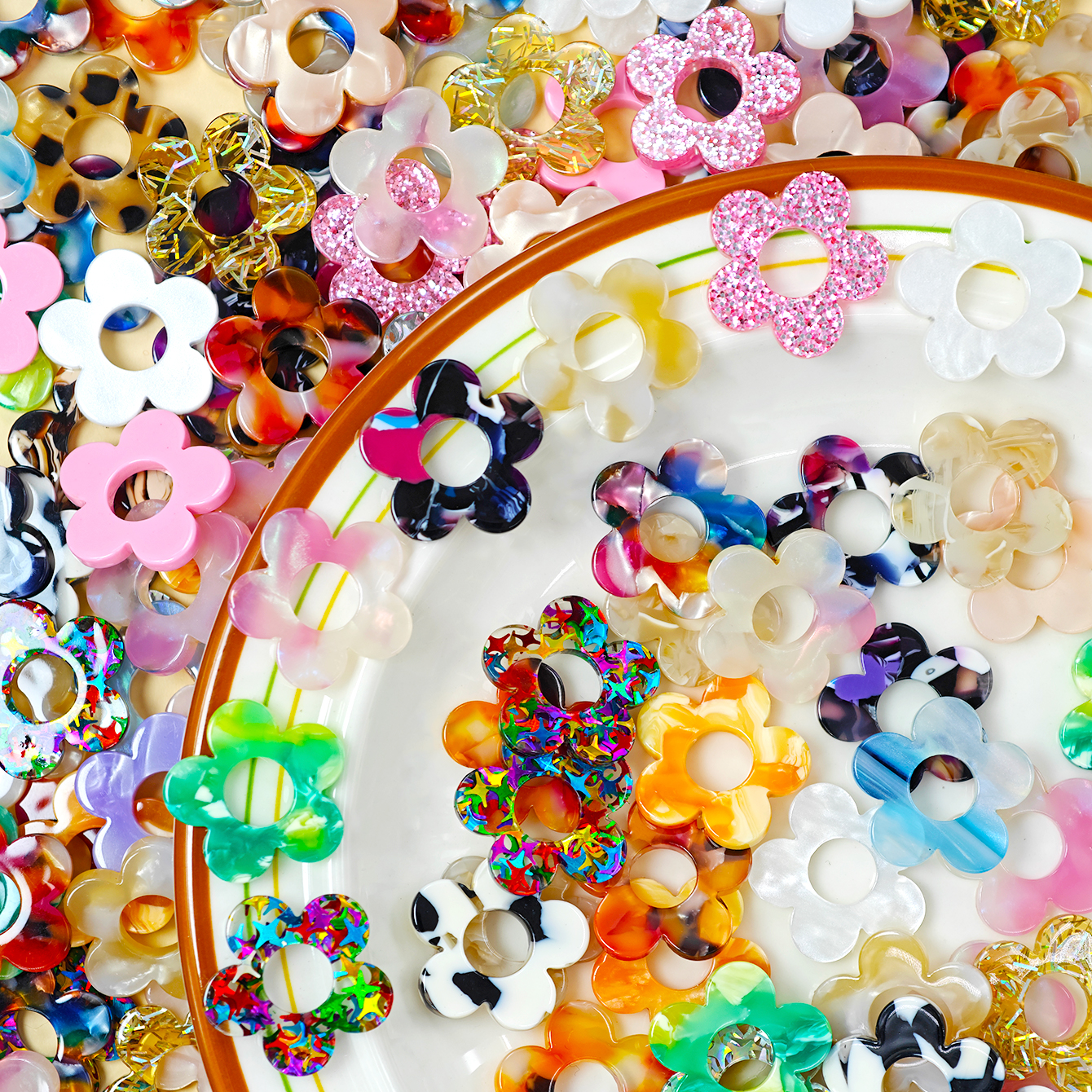 Cute Colorful Sequin Acrylic F – Jewelry Making Degree recenzja i cena