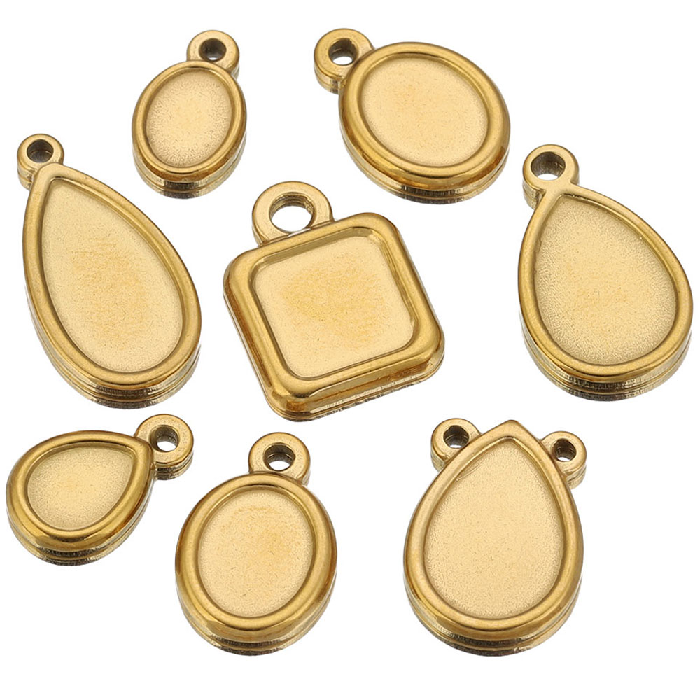 5pcs Stainless Steel Square Dr – Jewelry Making Resin recenzja i cena