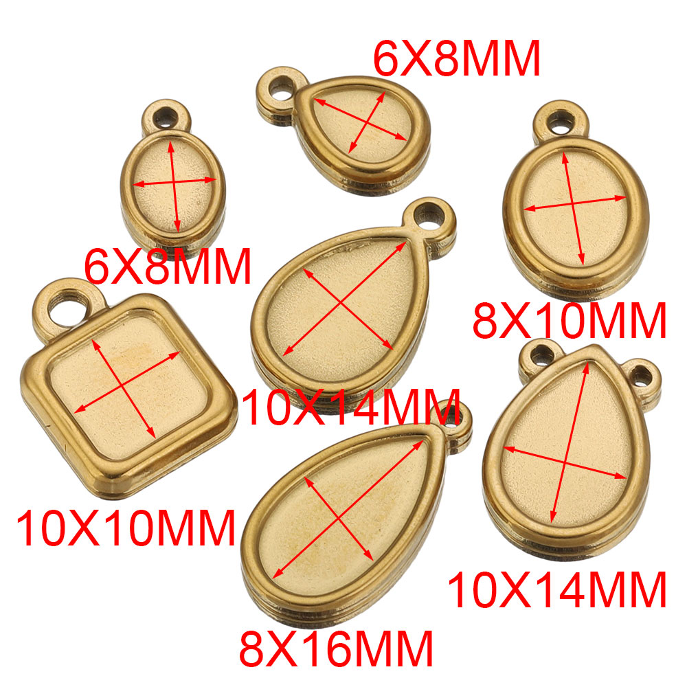 5pcs Stainless Steel Square Dr – Jewelry Making Resin recenzja i cena