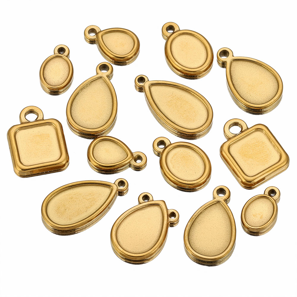 5pcs Stainless Steel Square Dr – Jewelry Making Resin recenzja i cena