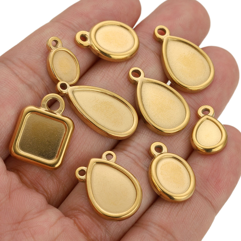5pcs Stainless Steel Square Dr – Jewelry Making Resin recenzja i cena