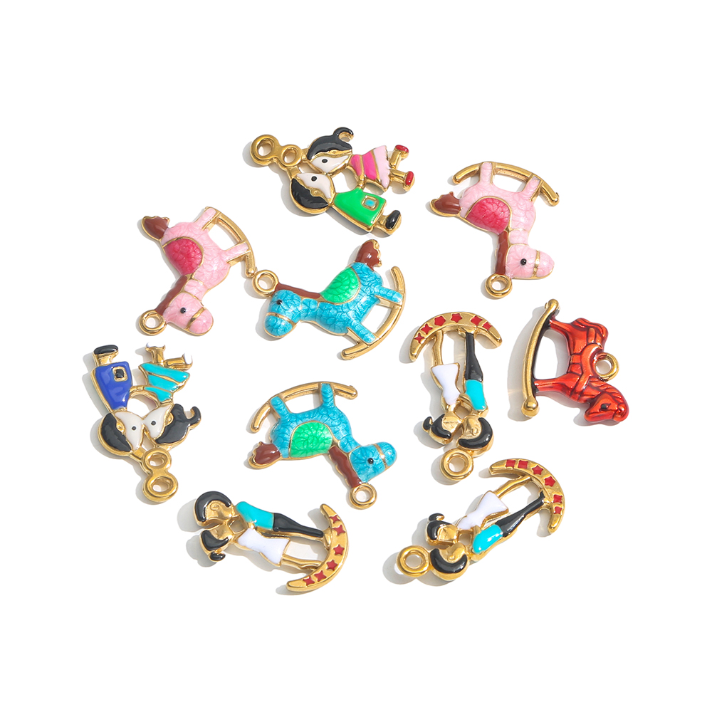 2pcs Stainless Steel Charm Cou – Jewelry Making For Couples recenzja i cena
