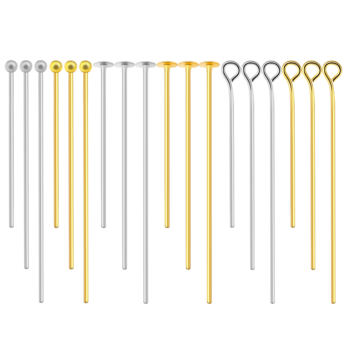 50-100pcs Stainless Steel Flat – Jewelry Making Eye Pins recenzja i cena