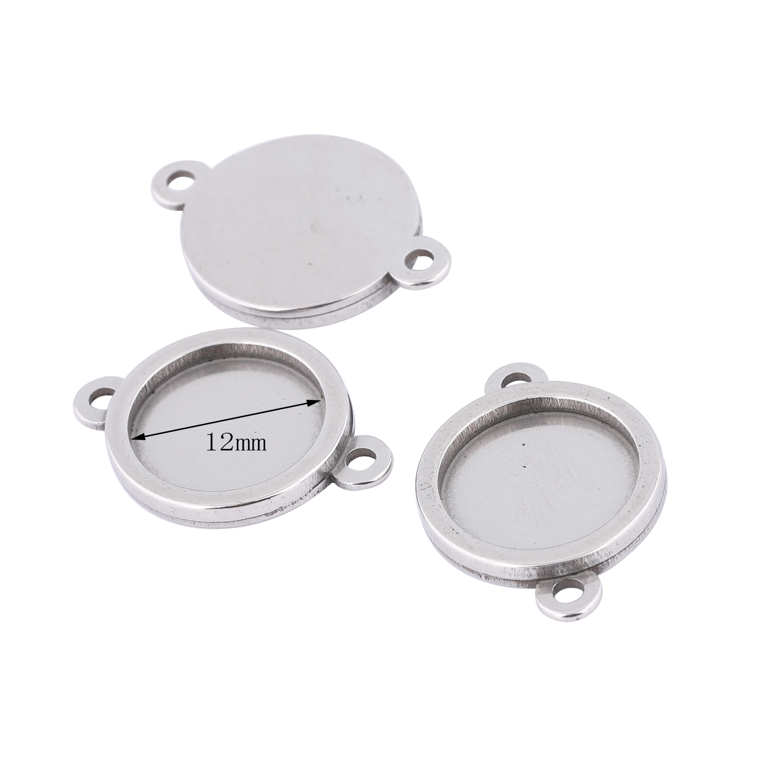 10pcs Stainless Steel 12mm Cab – Pendant Blank Bezel recenzja i cena
