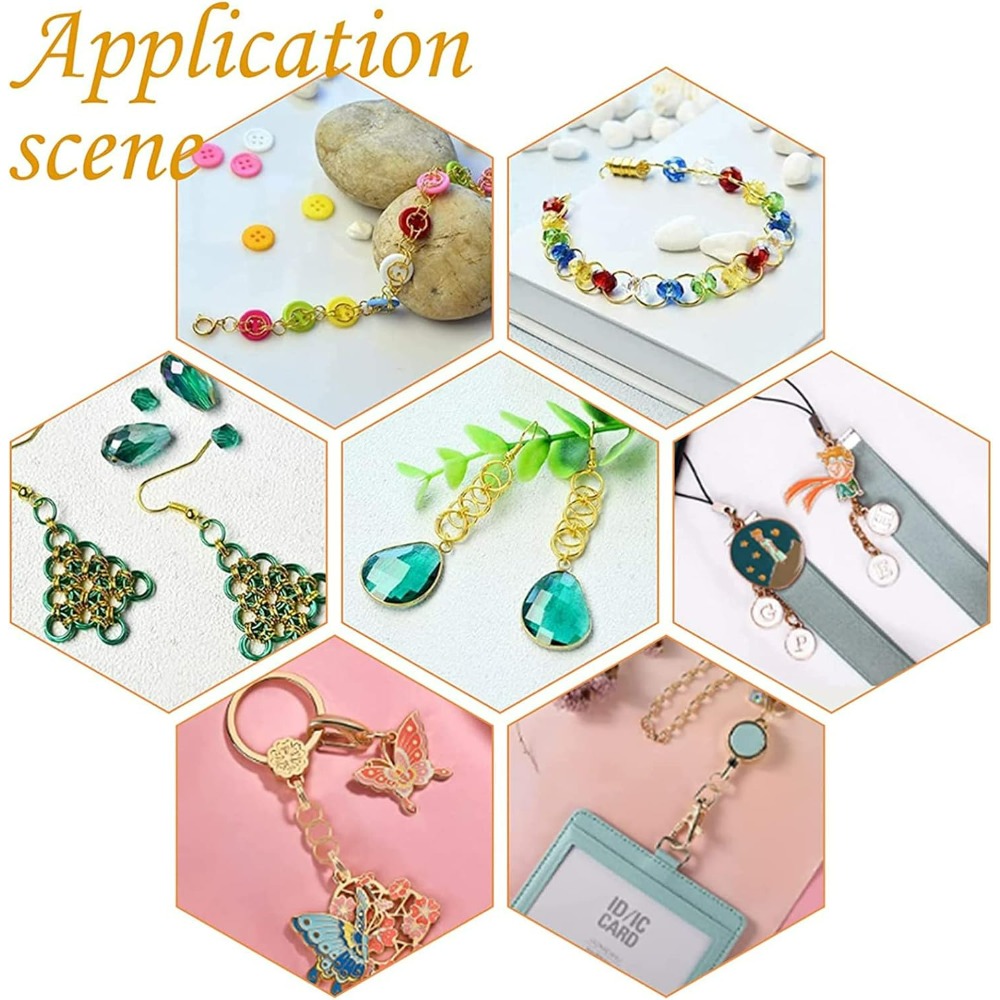 1250pcs Jump Rings 6 Sizes Jew – Jewelry Making Jump Rings recenzja i cena