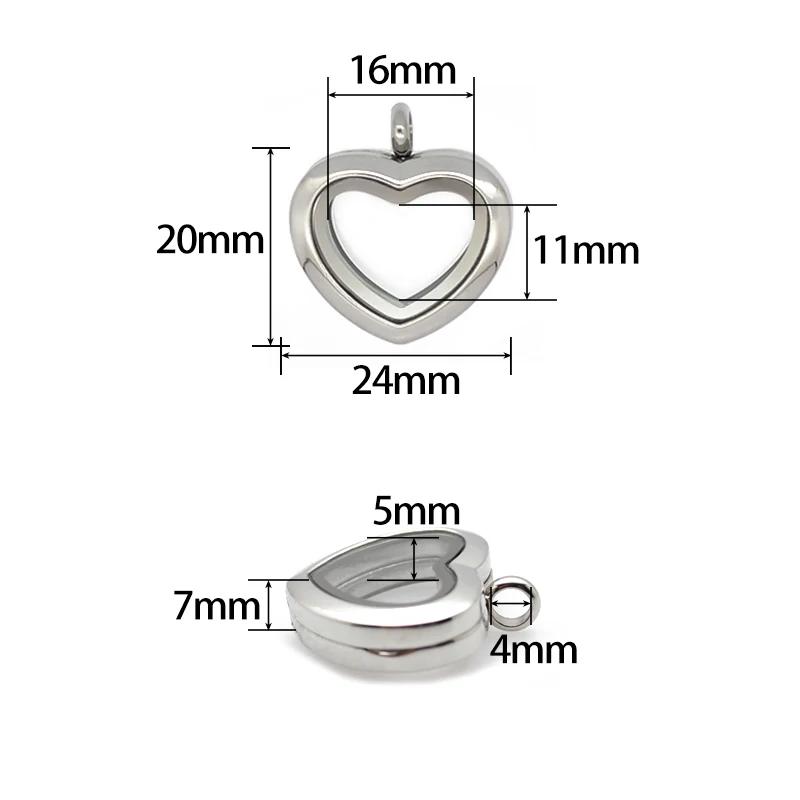 24mm 30mm heart Floating Locke – Jewelry Making For Birthday Party recenzja i cena