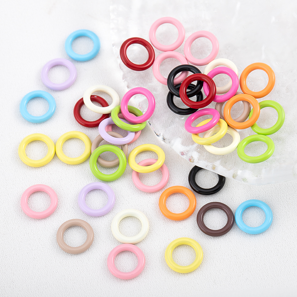 50pcs Enamel Closed Jump Rings – Jewelry Making Jump Rings recenzja i cena