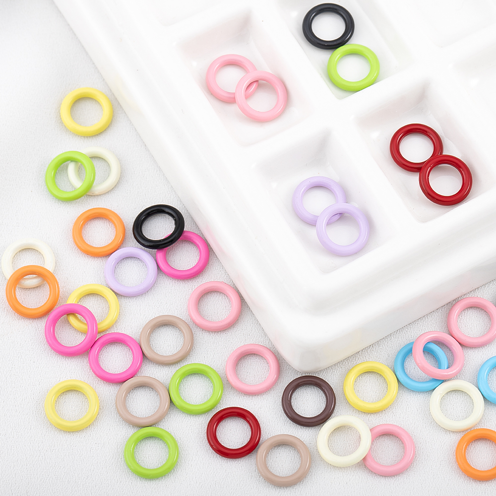 50pcs Enamel Closed Jump Rings – Jewelry Making Jump Rings recenzja i cena