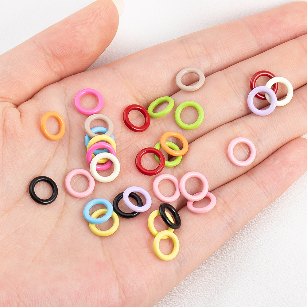 50pcs Enamel Closed Jump Rings – Jewelry Making Jump Rings recenzja i cena