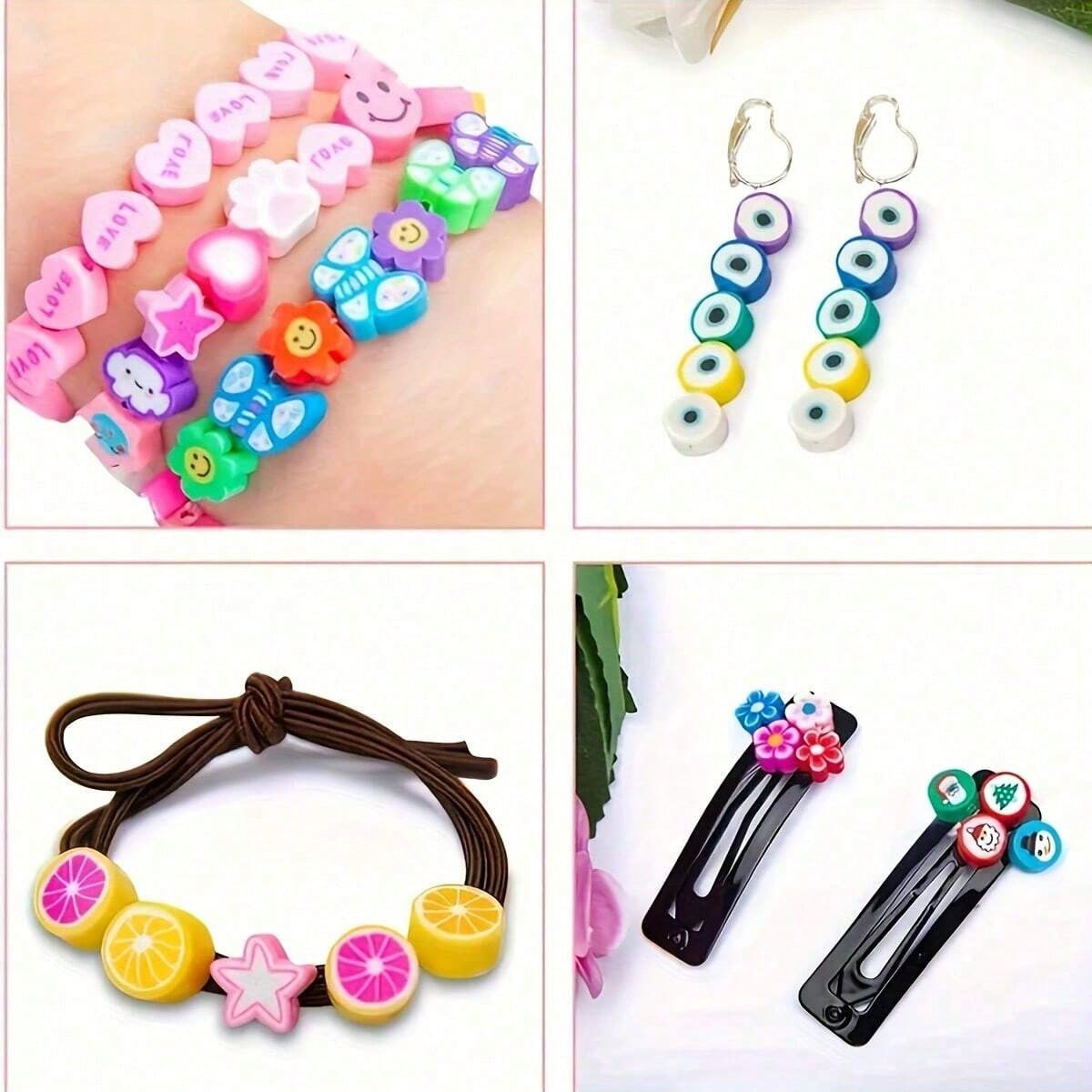 1450/1200/250pcs Polymer Clay  – Jewelry Making For Birthday Party recenzja i cena