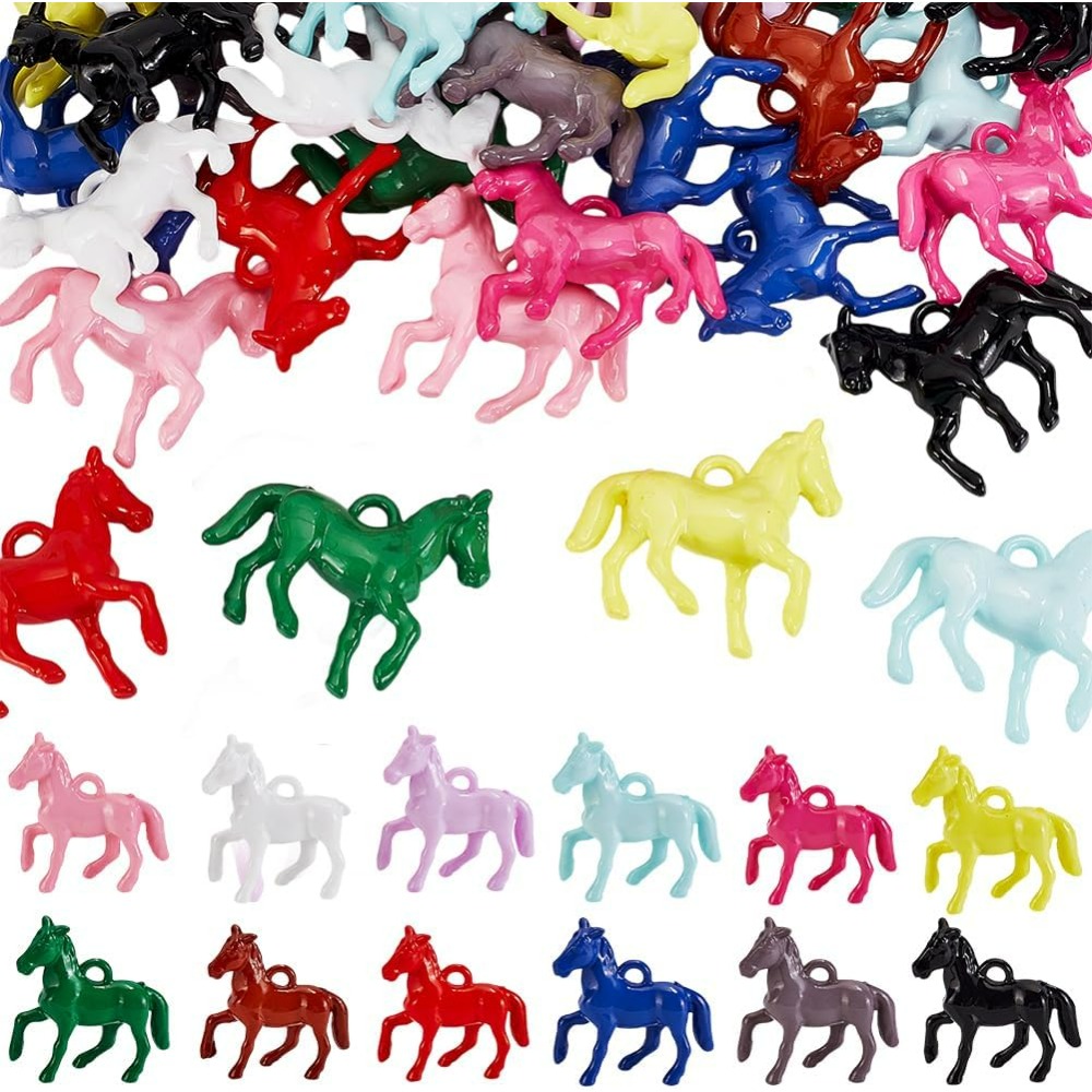 48pcs Opaque Acrylic Pendants  – Jewelry Making Resin recenzja i cena