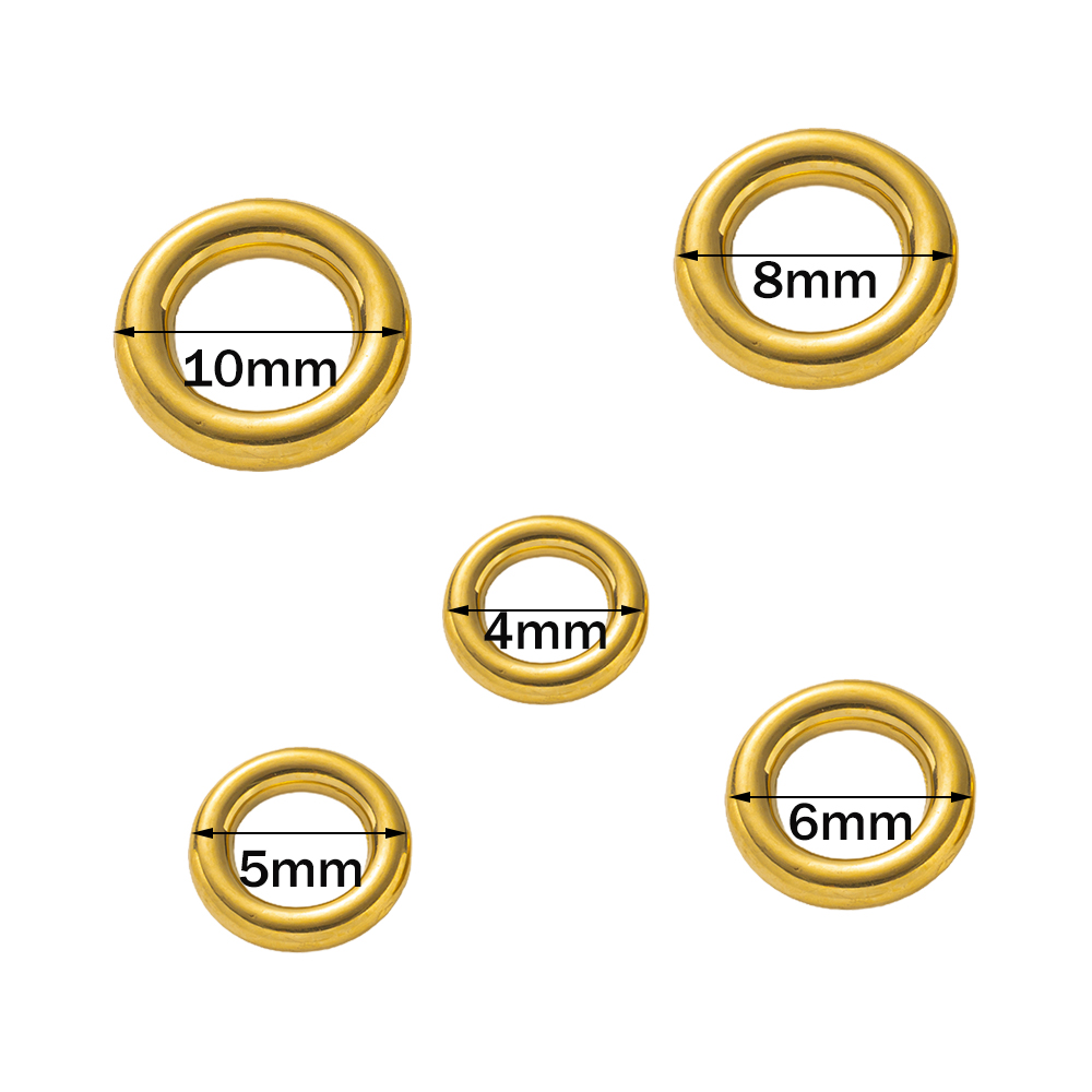 10pcs Stainless Steel Gold O R – Jewelry Making Jump Rings recenzja i cena