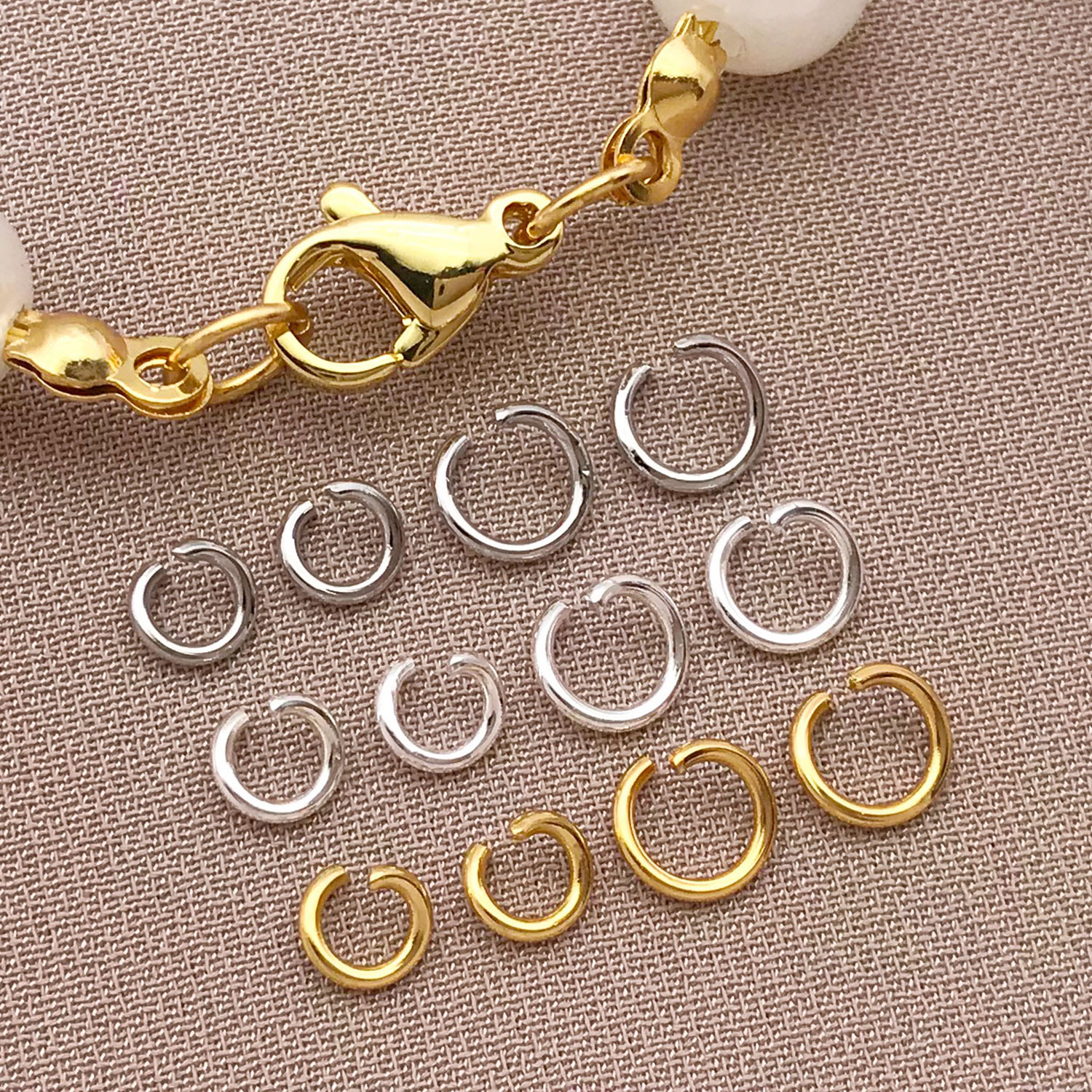 200pcs 4/5mm 18K Gold Plated S – Jewelry Making Jump Rings recenzja i cena