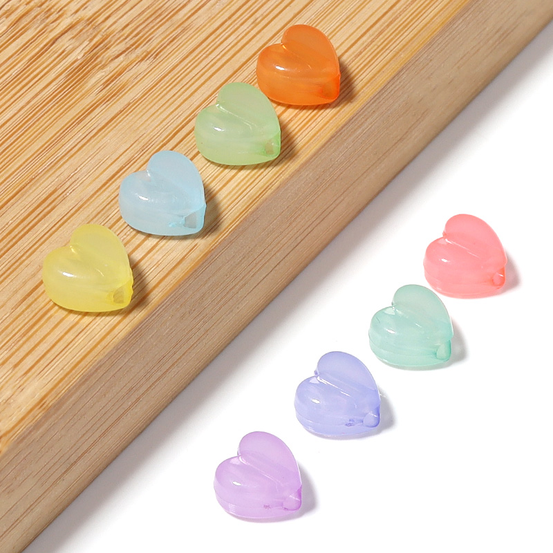 100pcs/Lot Candy Color Heart S – Jewelry Making 4 Year Old recenzja i cena