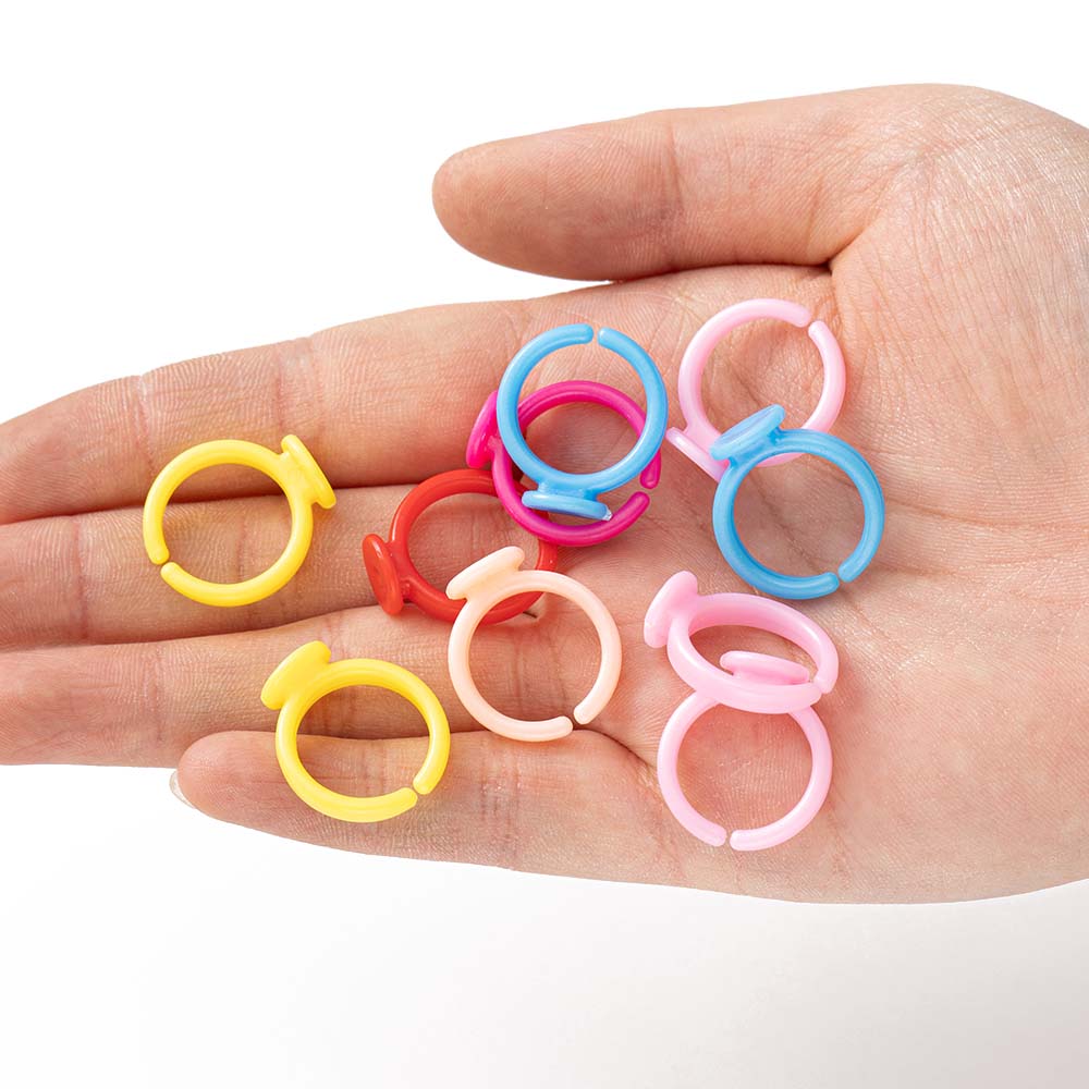 100pcs Clear Plastic Adjustabl – Jewelry Making 4 Year Old recenzja i cena