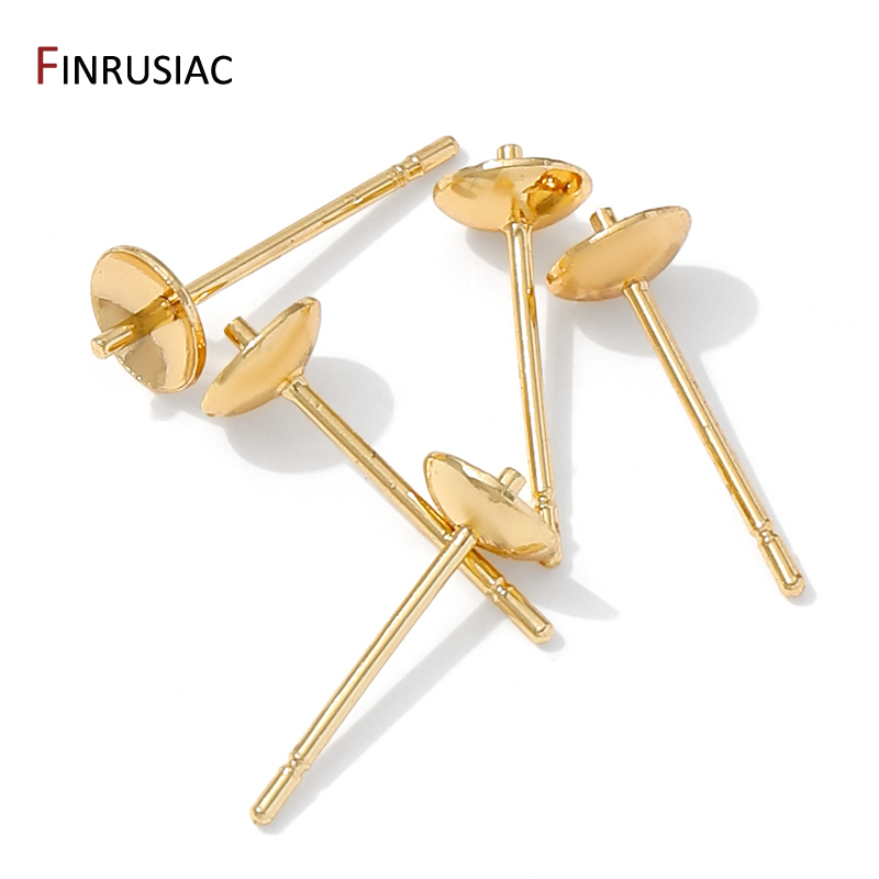 14K Gold Plated Brass Earring  – Jewelry Making With Beads recenzja i cena