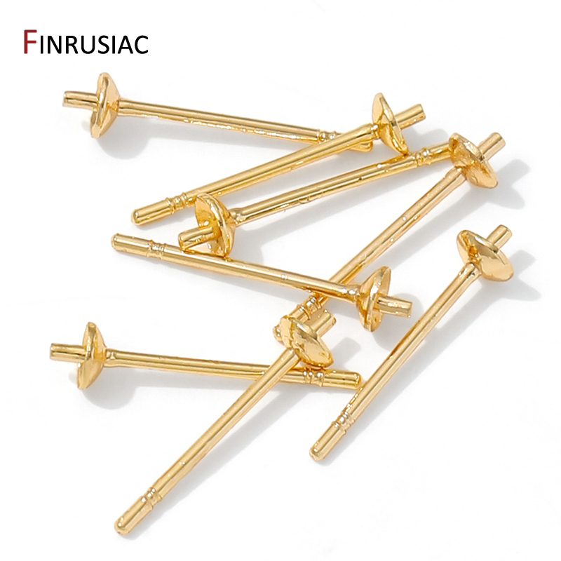 14K Gold Plated Brass Earring  – Jewelry Making With Beads recenzja i cena
