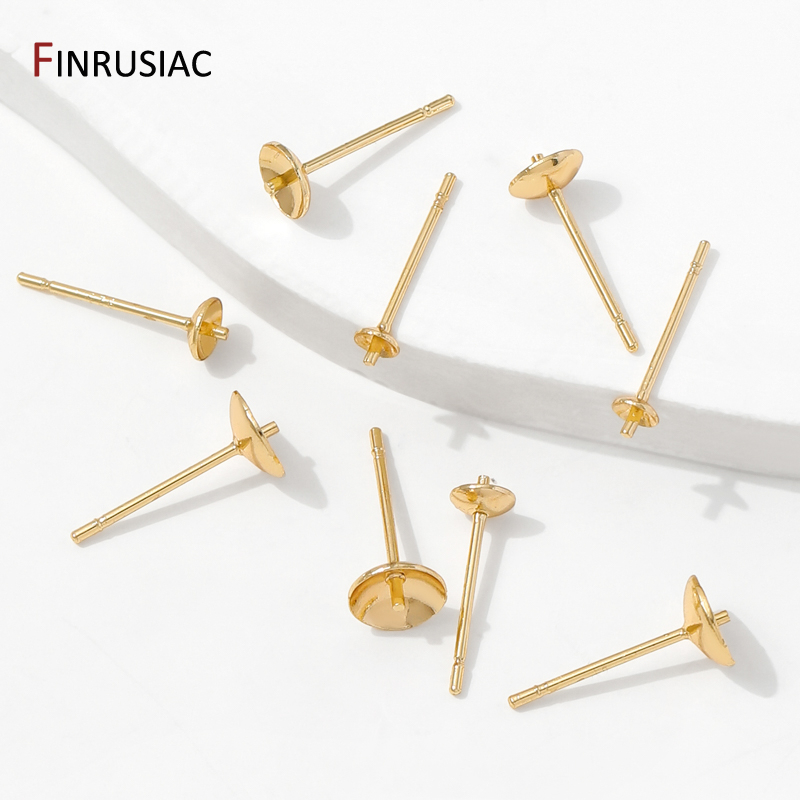 14K Gold Plated Brass Earring  – Jewelry Making With Beads recenzja i cena