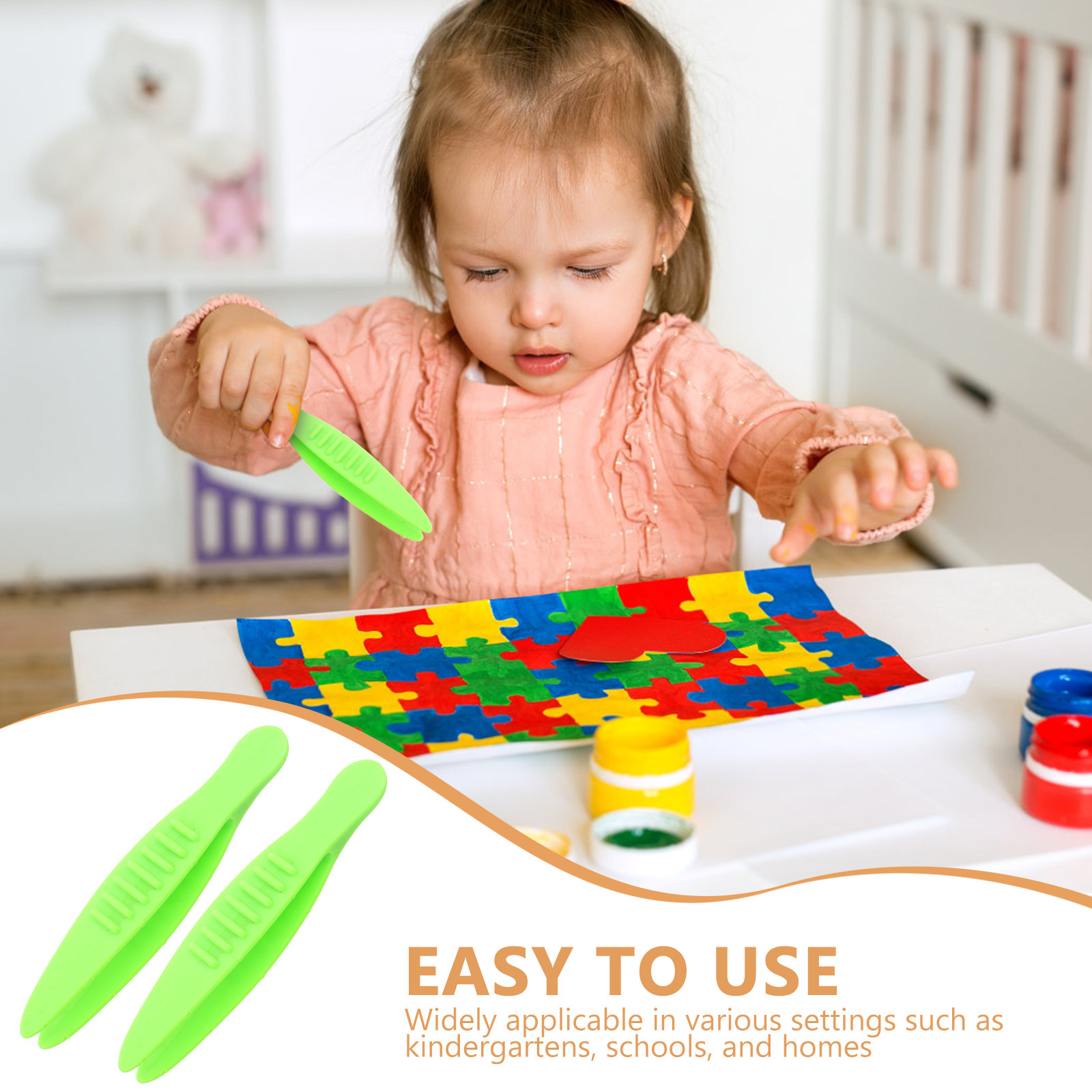 10Pcs Children DIY Craft Tweez – Jewelry Making Experience recenzja i cena
