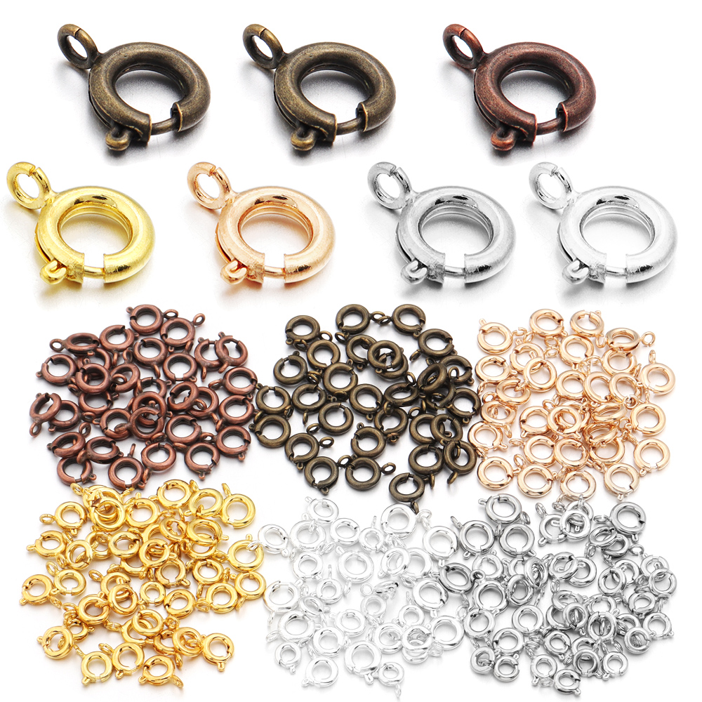 10Pcs Circle Spring Buttonr Co – Jewelry Making Jump Rings recenzja i cena