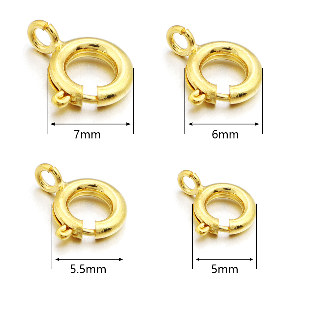 10Pcs Circle Spring Buttonr Co – Jewelry Making Jump Rings recenzja i cena