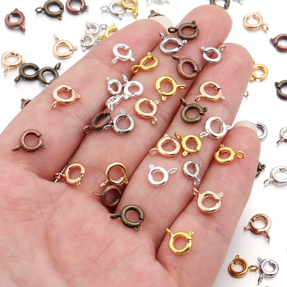 10Pcs Circle Spring Buttonr Co – Jewelry Making Jump Rings recenzja i cena