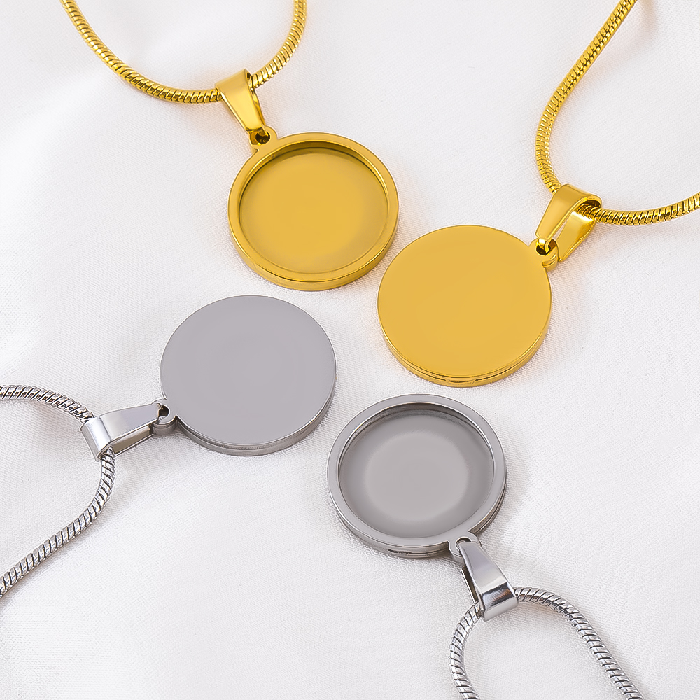 1pc Stainless Steel Snake Chai – Pendant Blank Bezel recenzja i cena