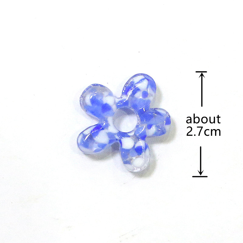 6pcs New Lovely Mini Glass Flo – Jewelry Making For Birthday Party recenzja i cena
