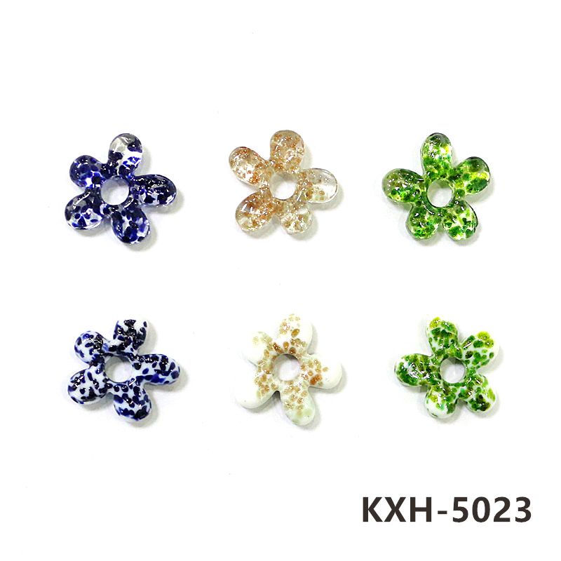 6pcs New Lovely Mini Glass Flo – Jewelry Making For Birthday Party recenzja i cena