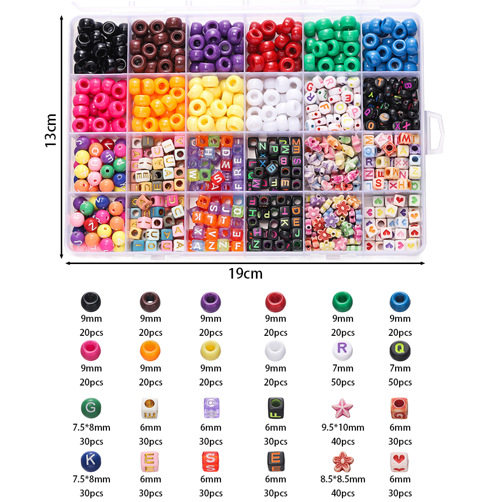 680pcs/Box Colorful Acrylic Po – Jewelry Making Degree recenzja i cena