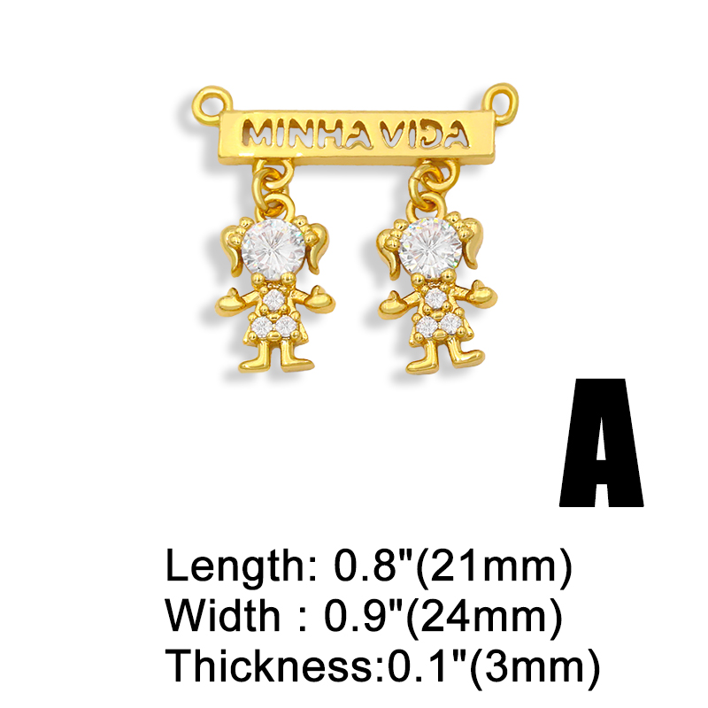 OCESRIO CZ Gold Plated Boy and – Jewelry Making For Couples recenzja i cena