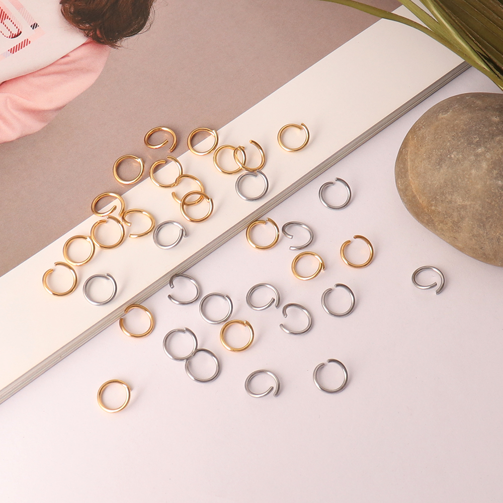 100-200Pcs/lot Stainless Steel – Jewelry Making Jump Rings recenzja i cena