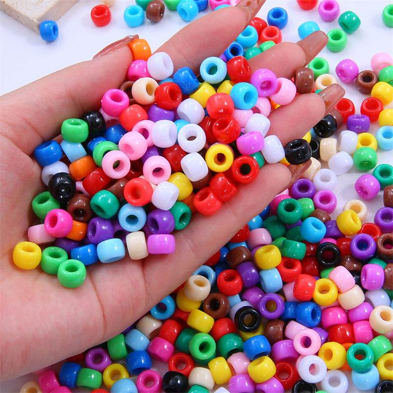 100pcs 6x9mm Large Hole Plasti – Jewelry Making 4 Year Old recenzja i cena