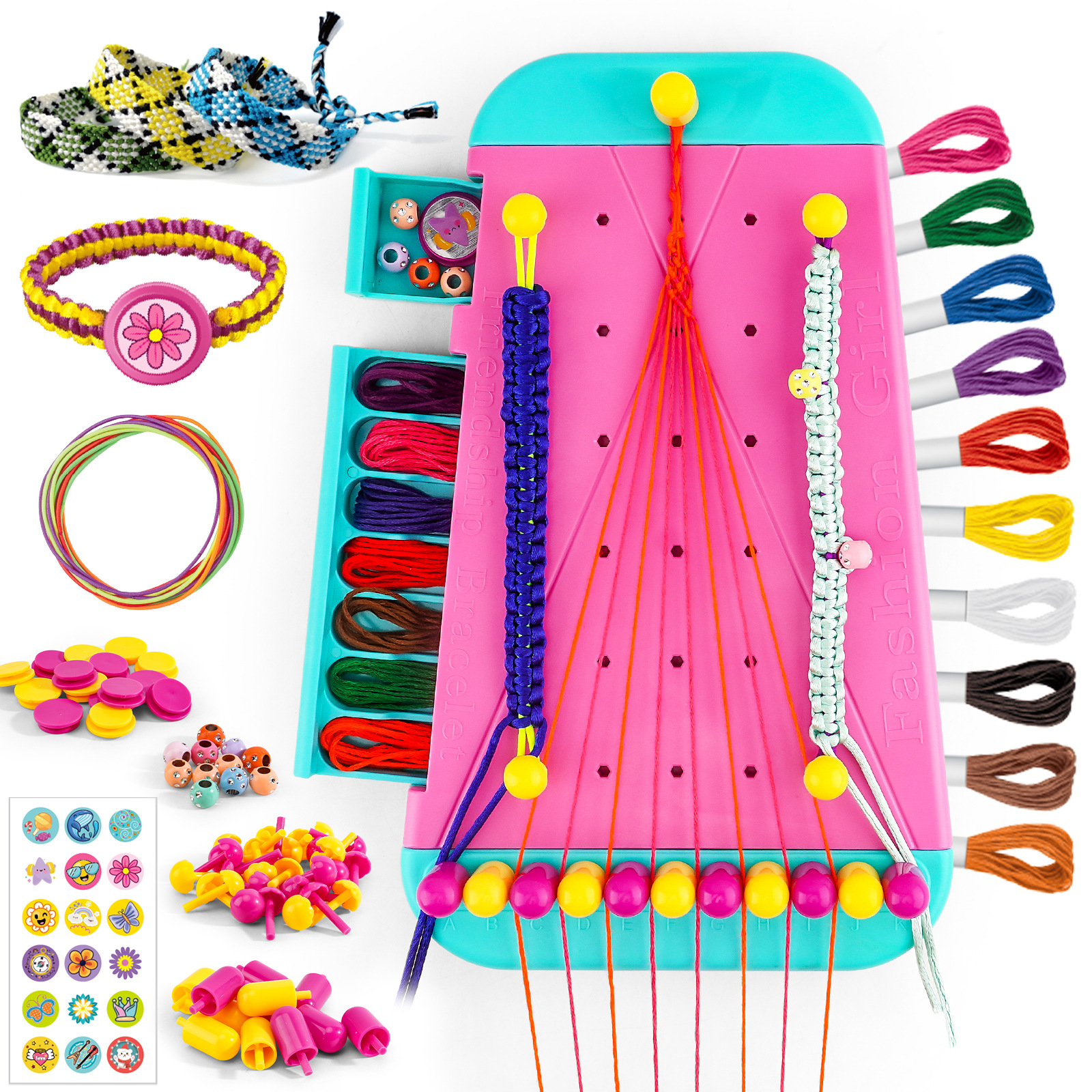 2 In 1 Kids Bracelet Making Ki – Jewelry Making 4 Year Old recenzja i cena