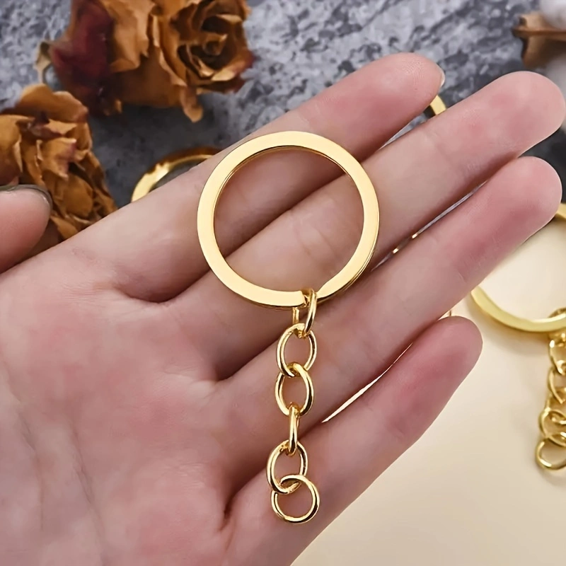 120pcs DIY Keychain Jump Rings – Jewelry Making Eye Pins recenzja i cena