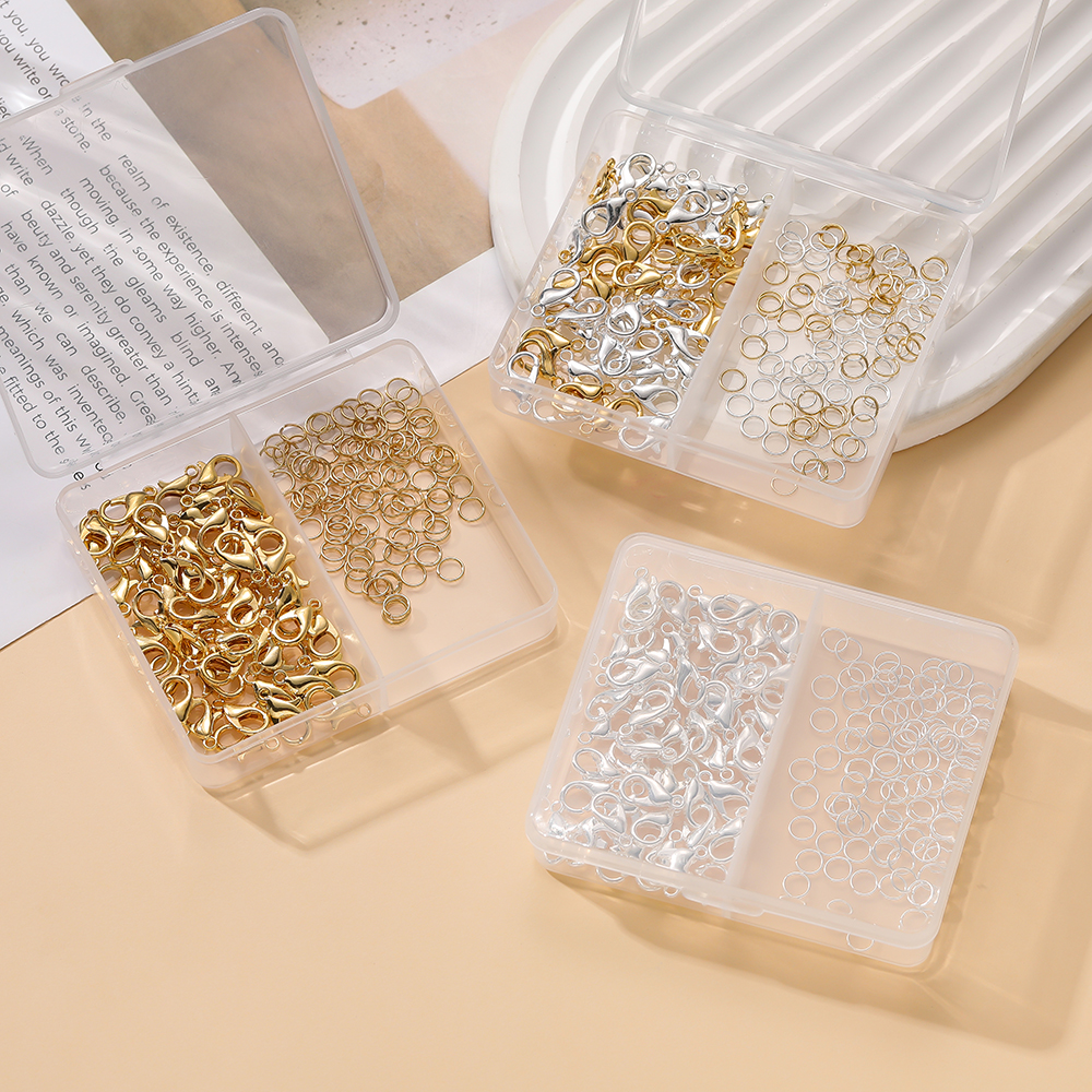 1Box/Lot 2-Grid 18K Gold Color – Jewelry Making Jump Rings recenzja i cena