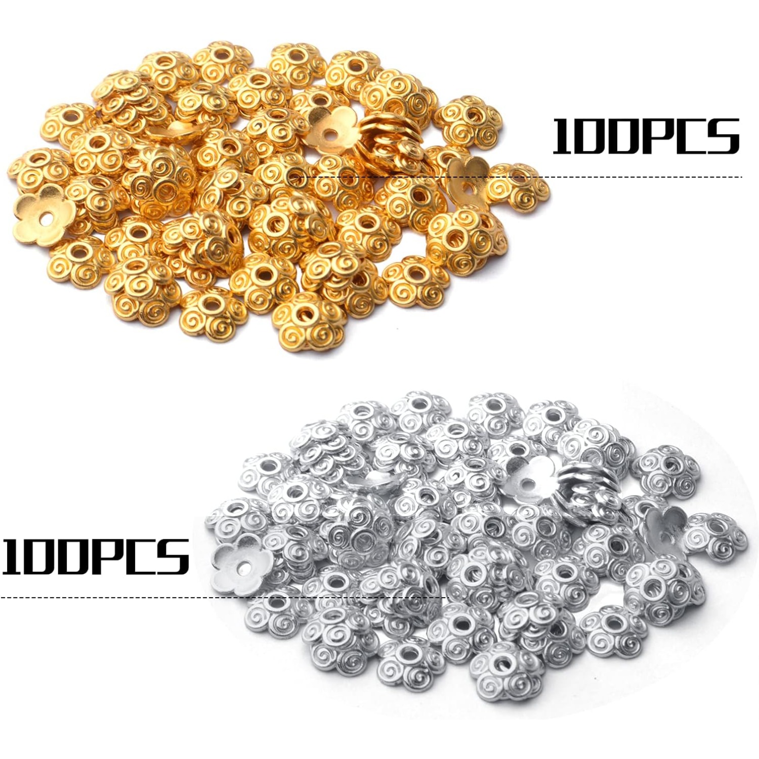200pcs 10mm Tibetan Alloy Spac – Jewelry Making Bali recenzja i cena
