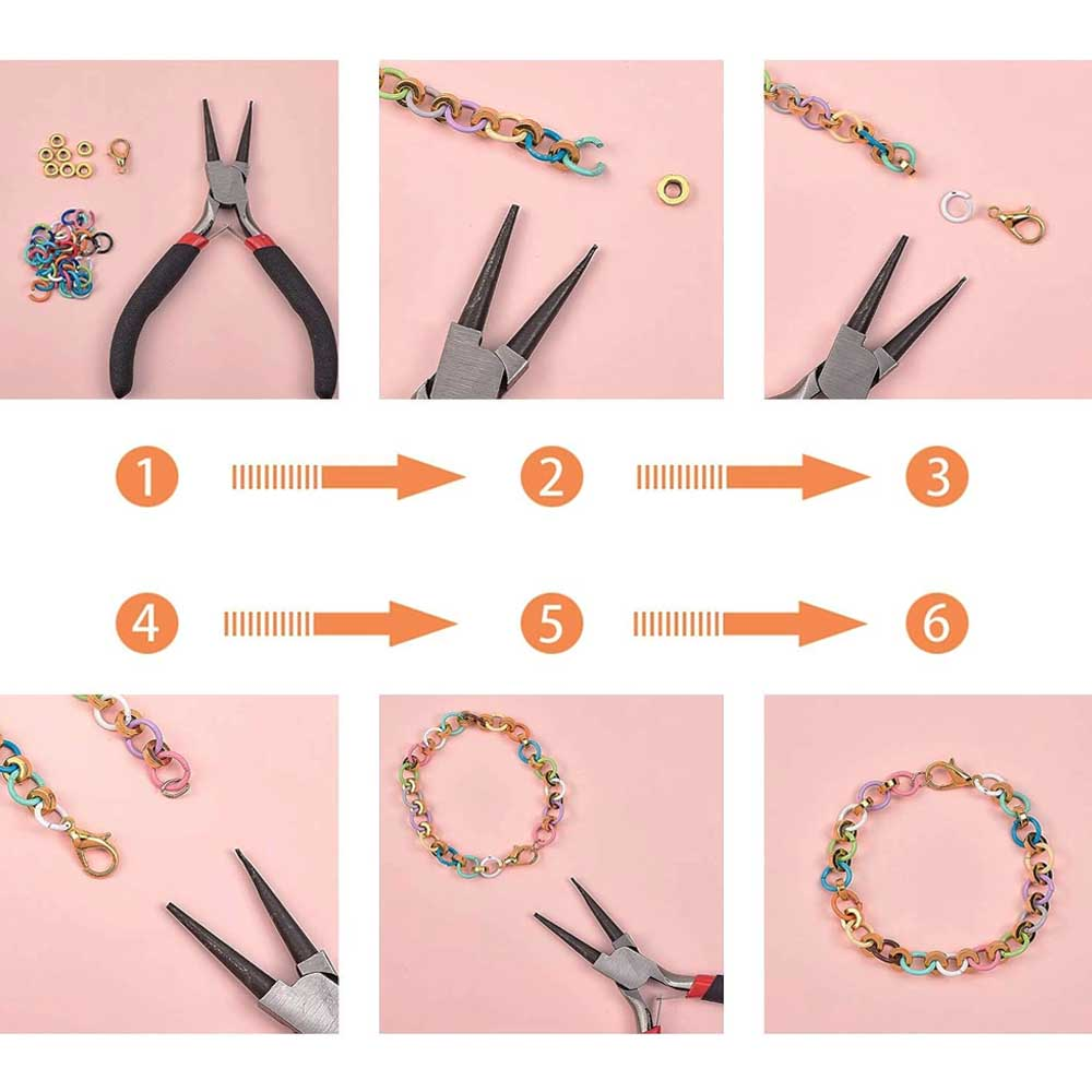 1080pcs Colorful Jump Rings fo – Jewelry Making Jump Rings recenzja i cena