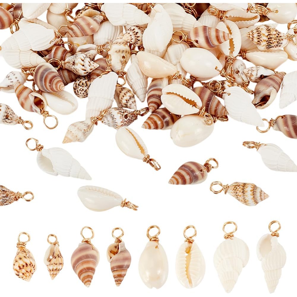 100pcs 4 Styles Natural Shell  – Jewelry Making Degree recenzja i cena