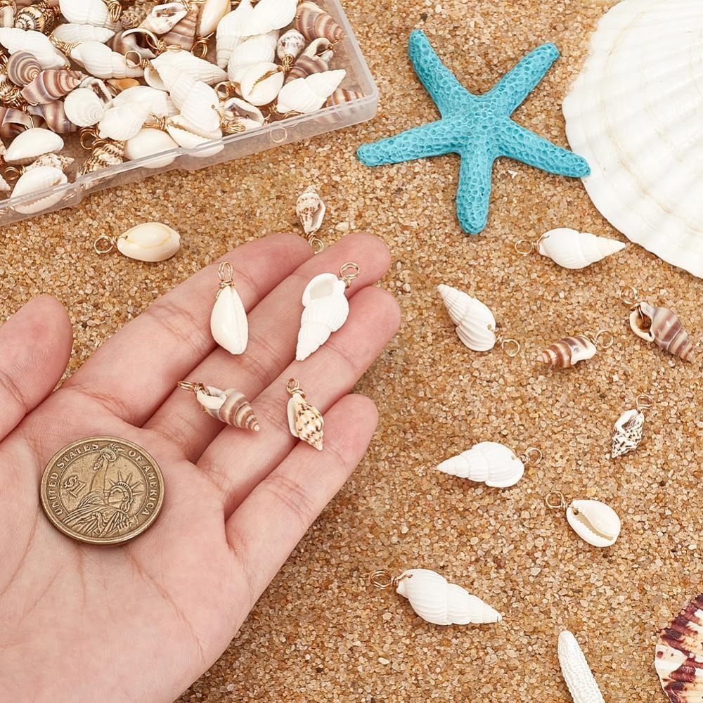 100pcs 4 Styles Natural Shell  – Jewelry Making Degree recenzja i cena