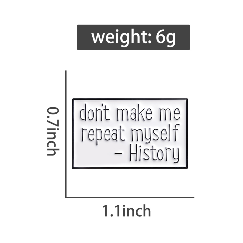 Funny Quotes Enamel Pins Custo – Jewelry Making History recenzja i cena