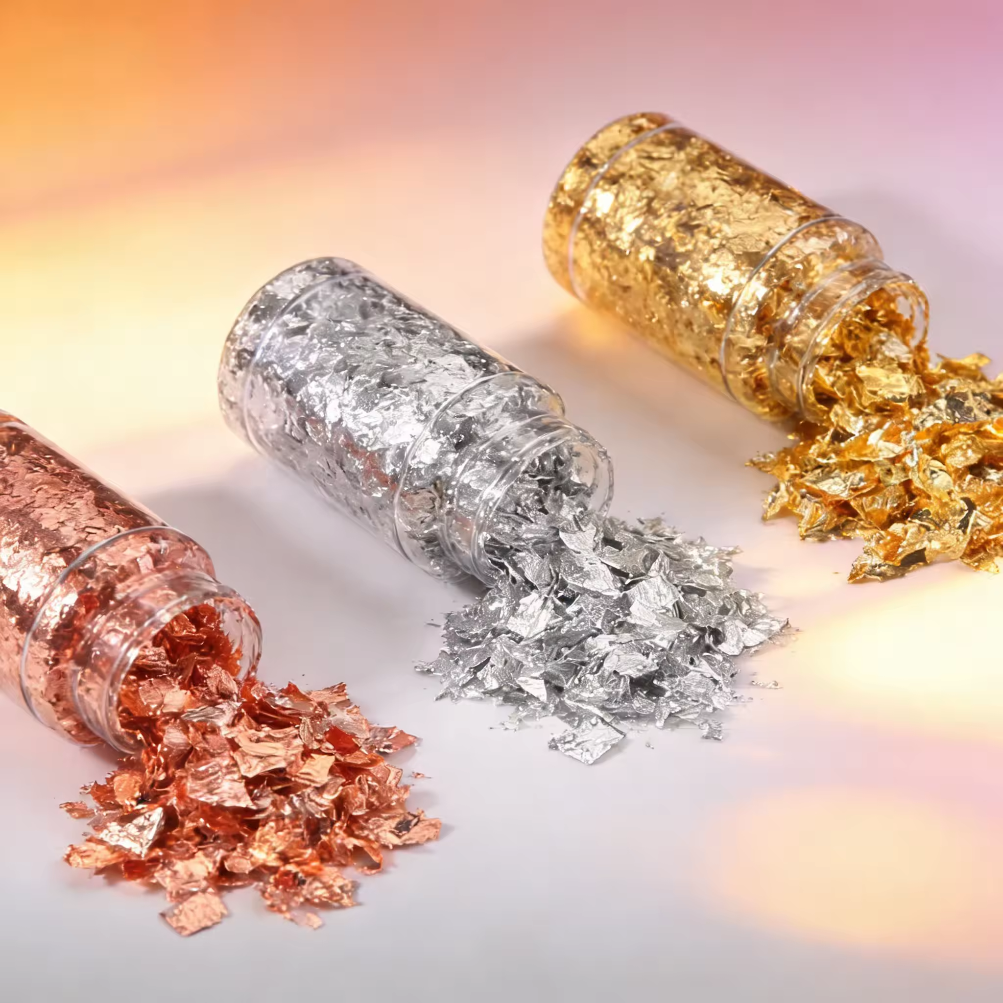 Metallic Foil Flakes Golden Si – Jewelry Making Event recenzja i cena